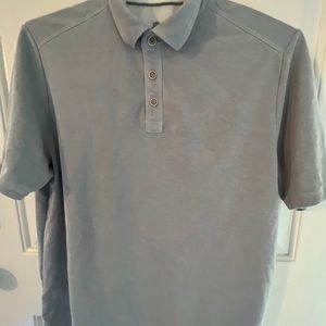 Tommy Bahama Polo Shirt Adult Medium Gray Marlin Golf Rugby Casual Mens (3)